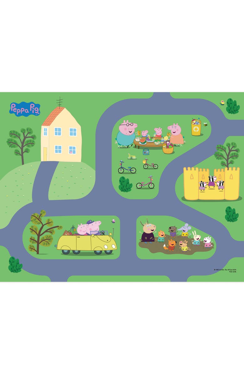 Imaginmat Deluxe Peppa Pig Floor Playmat, Main, color, Multicolored