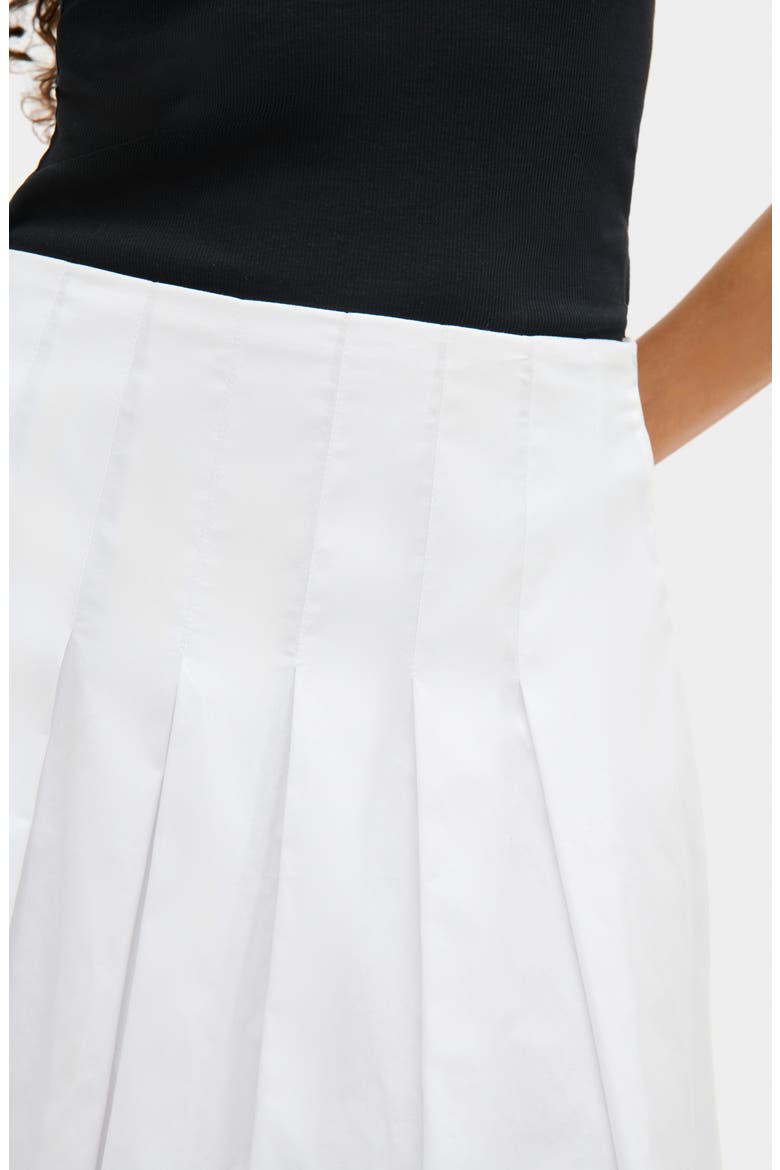 Julie Pleated Skirt, Alternate, color, WHITE