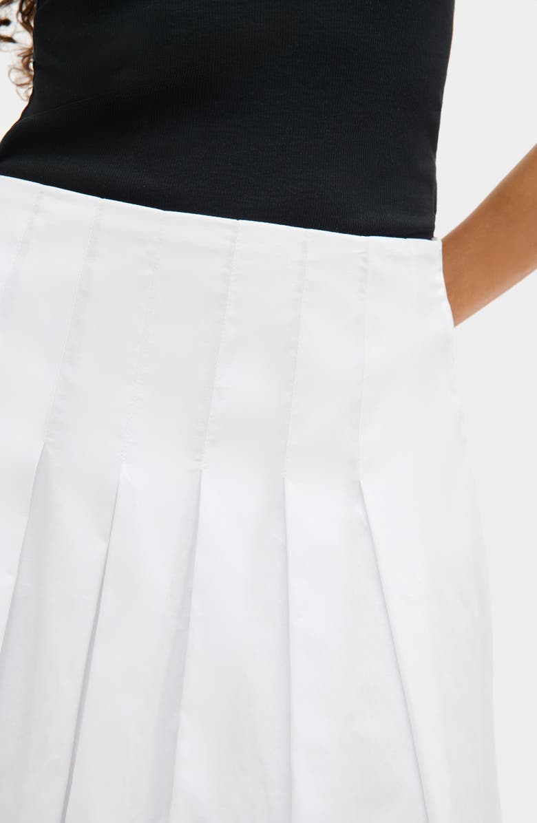 ALIGNE Julie Pleated Skirt, Alternate, color, White