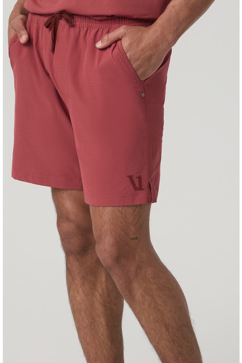 Hardkore Athletic Shorts, Alternate, color, FIRE