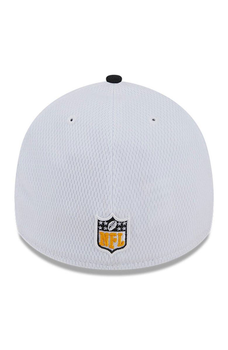 New Era Men's New Era White/Black Pittsburgh Steelers 2023 Sideline 39THIRTY Flex Hat, Alternate, color, White