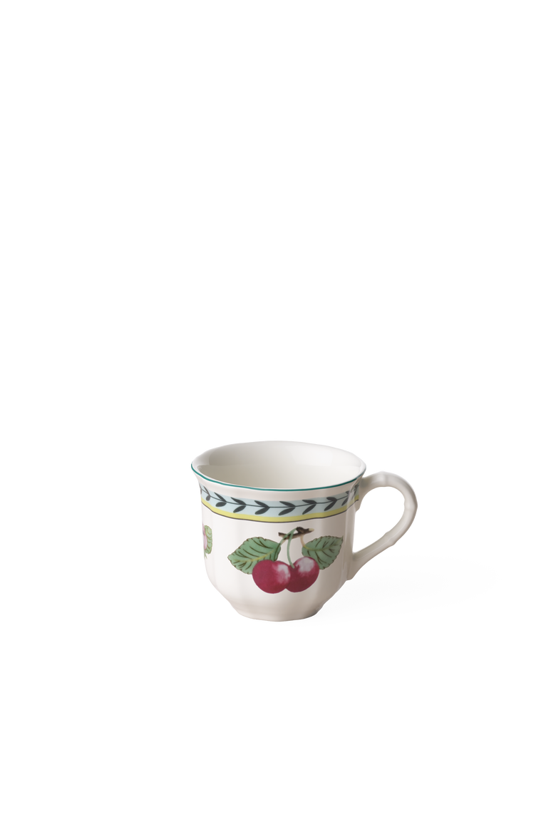 French Garden Fleurence Espresso Cup, Main, color, white