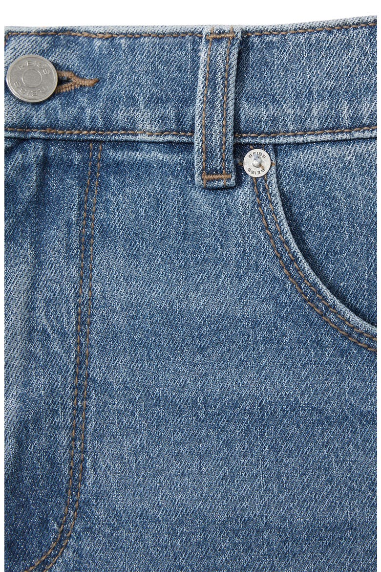 Bishopsgate Straight Leg Jeans, Alternate, color, MID BLUE WASH