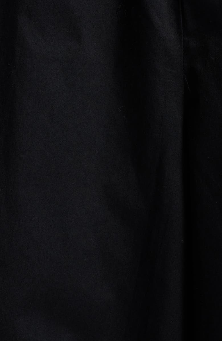 Solid & Striped Twyla Wide Leg Cotton Pants, Alternate, color, Noir