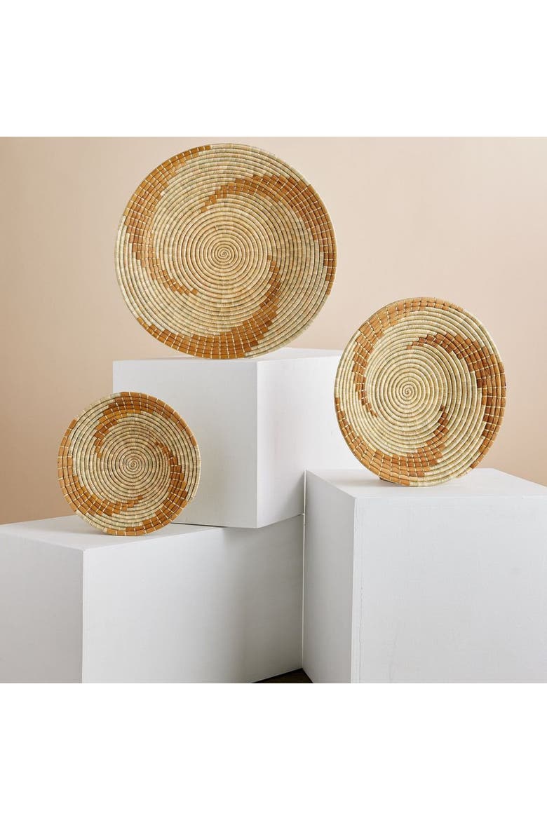 Bahari Banana Bark Wall Basket, Alternate, color, Natural - Medium