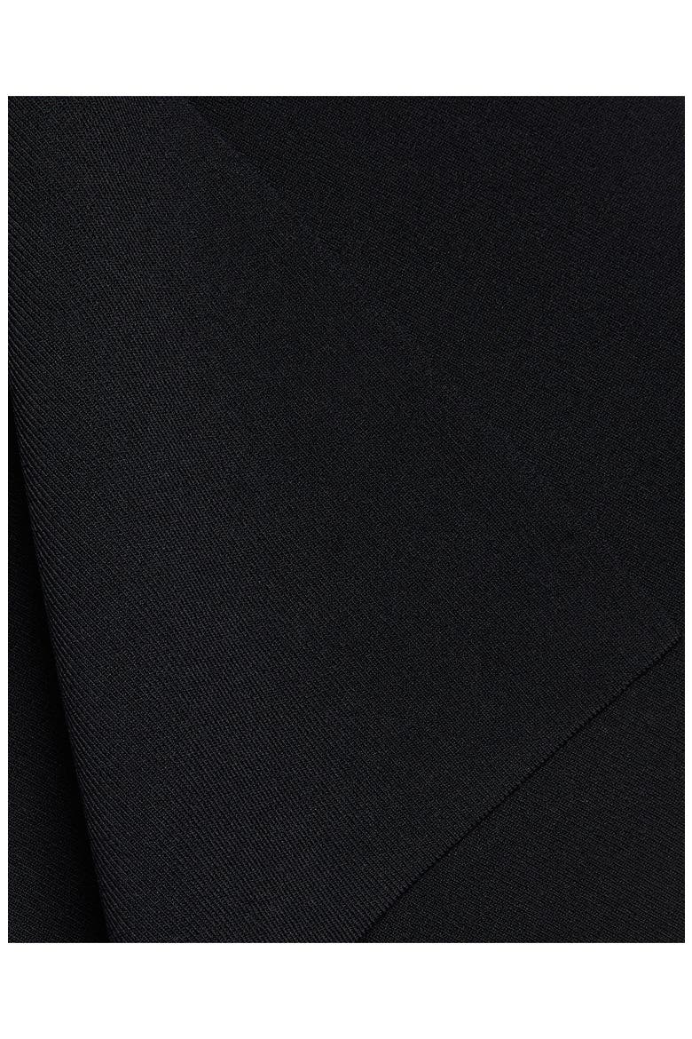 Sharmay Scallop Body-Con Midi Dress, Alternate, color, BLACK