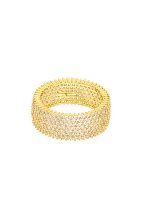 Pavé Cubic Zirconia Band Ring