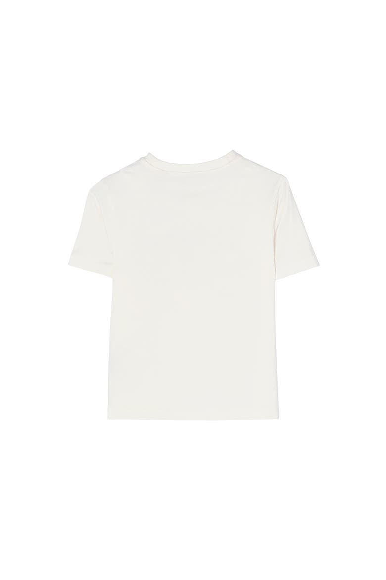 Rain Bear Cotton T-shirt, Alternate, color, Chalk white