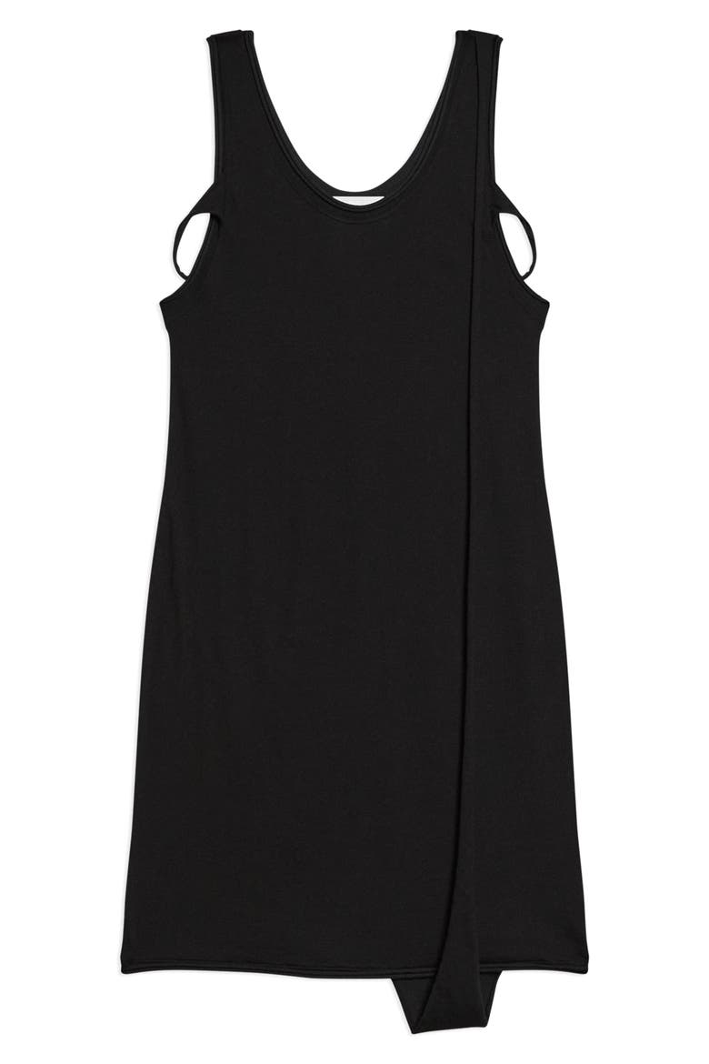 Long Sleeve Rib Dress, Alternate, color, BLACK - 001