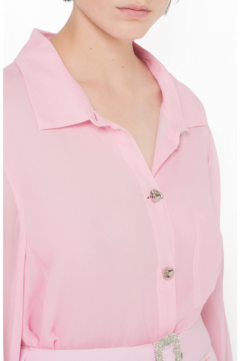 Leo Blouse, Alternate, color, Cherry Blossom
