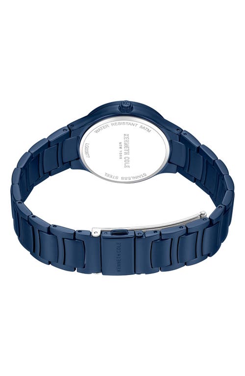 Kenneth Cole New York Monroe Bracelet Watch, 34mm In Blue