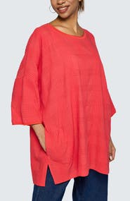 LUUKAA Aurea Mixed-texture Tunic