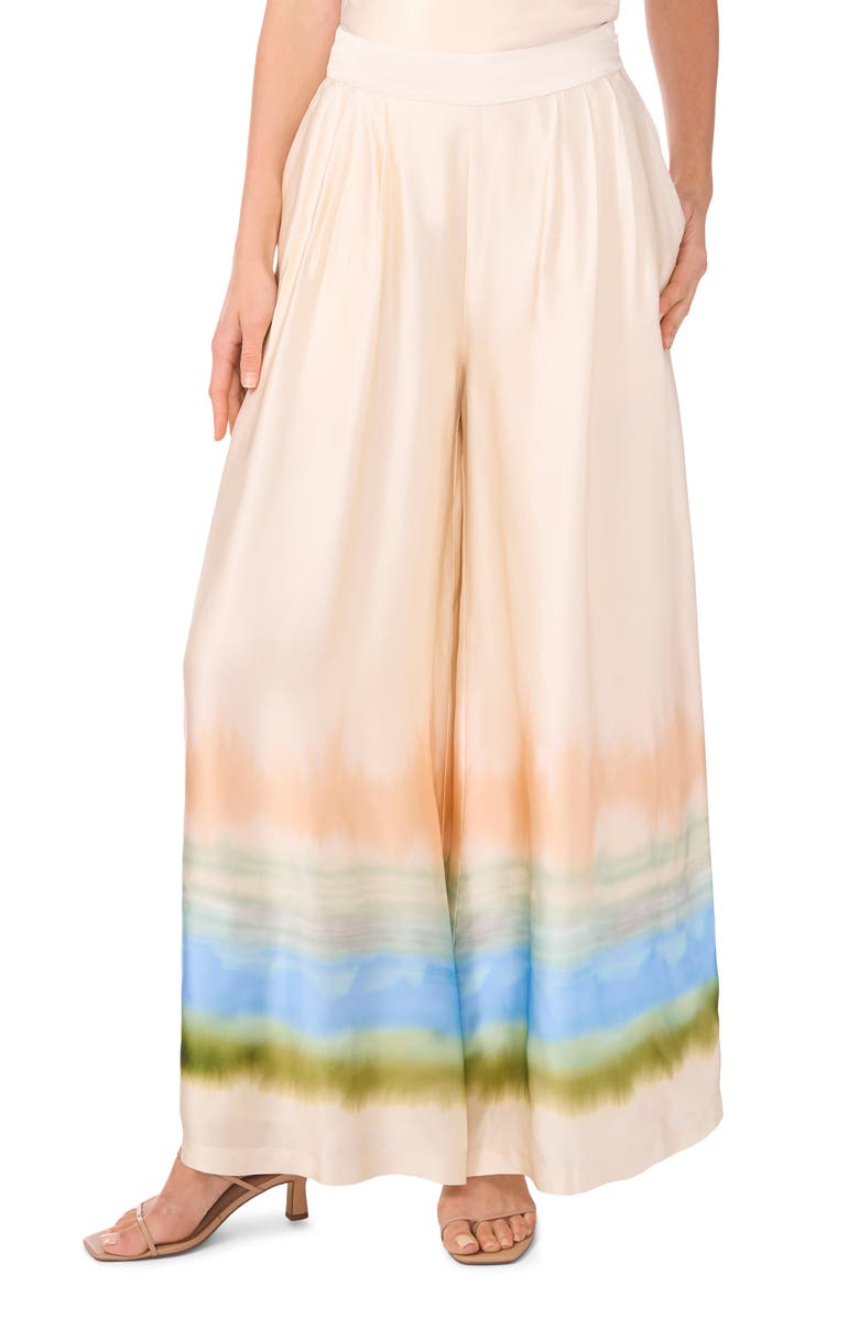Parker The Jessie Wide Leg Pants, Alternate, color, Eggnog White