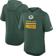 Nike Men's Nike Green Green Bay Packers Lockup Tri-Blend Hoodie T-Shirt