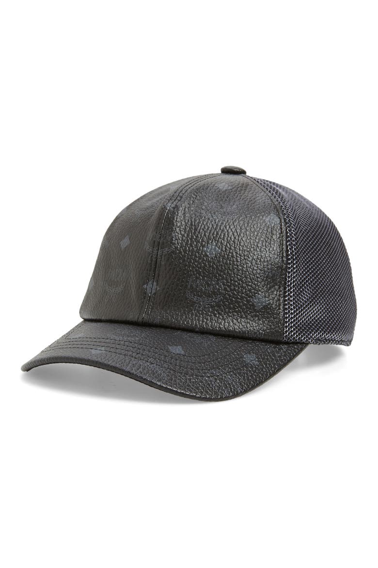 Collection Mesh Back Baseball Cap, Main, color, BLACK