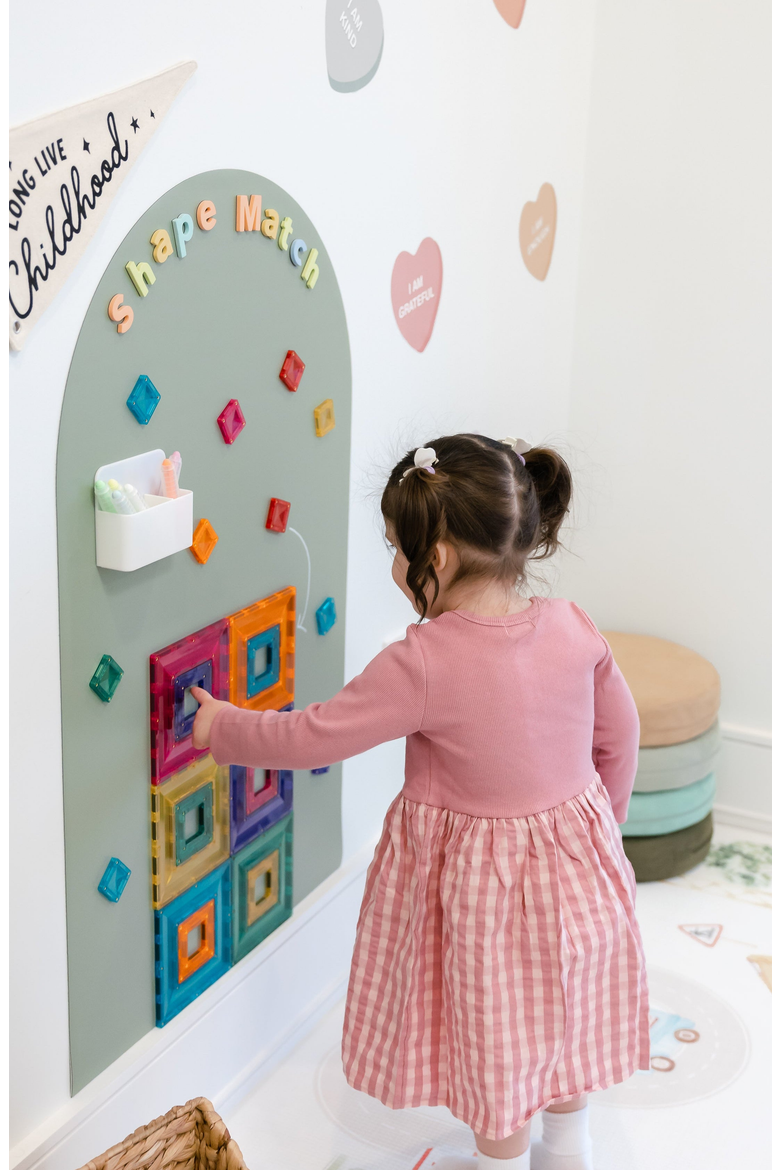 Magic Playwall Magnetic Wall Decal, Alternate, color, Sage Green