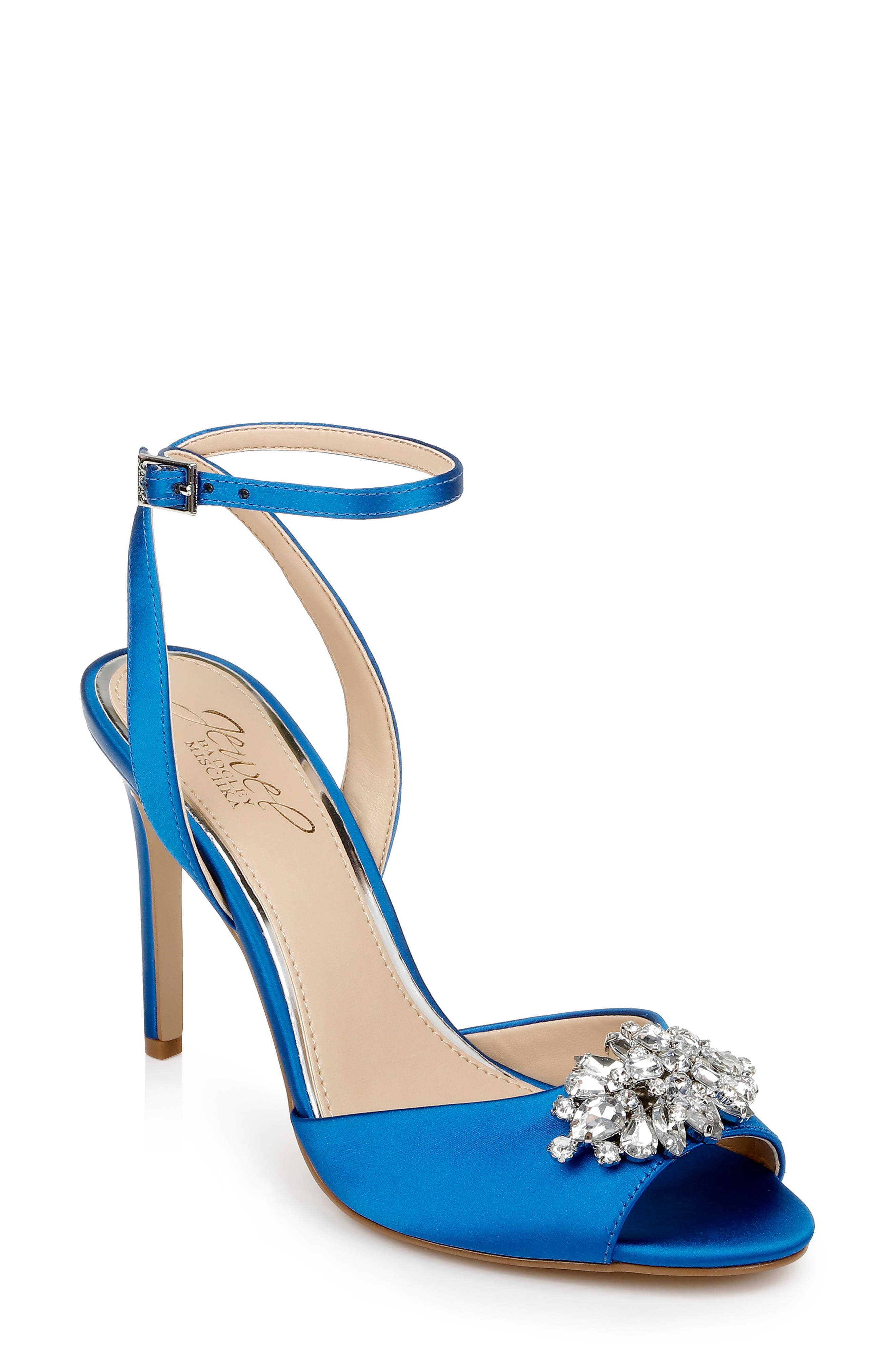 Jewel Badgley Mischka Jessa Sandal, Main, color, 