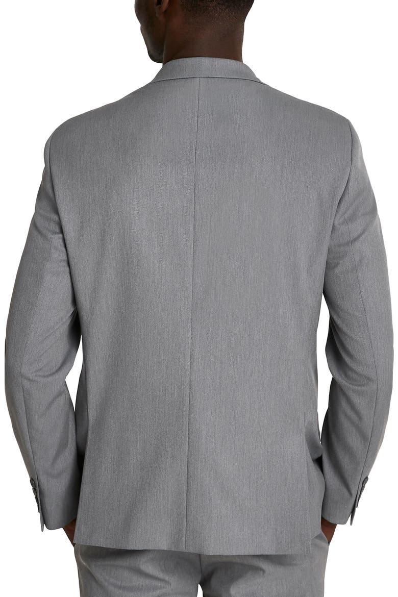 Skinny Twill Suit Jacket, Alternate, color, GREY