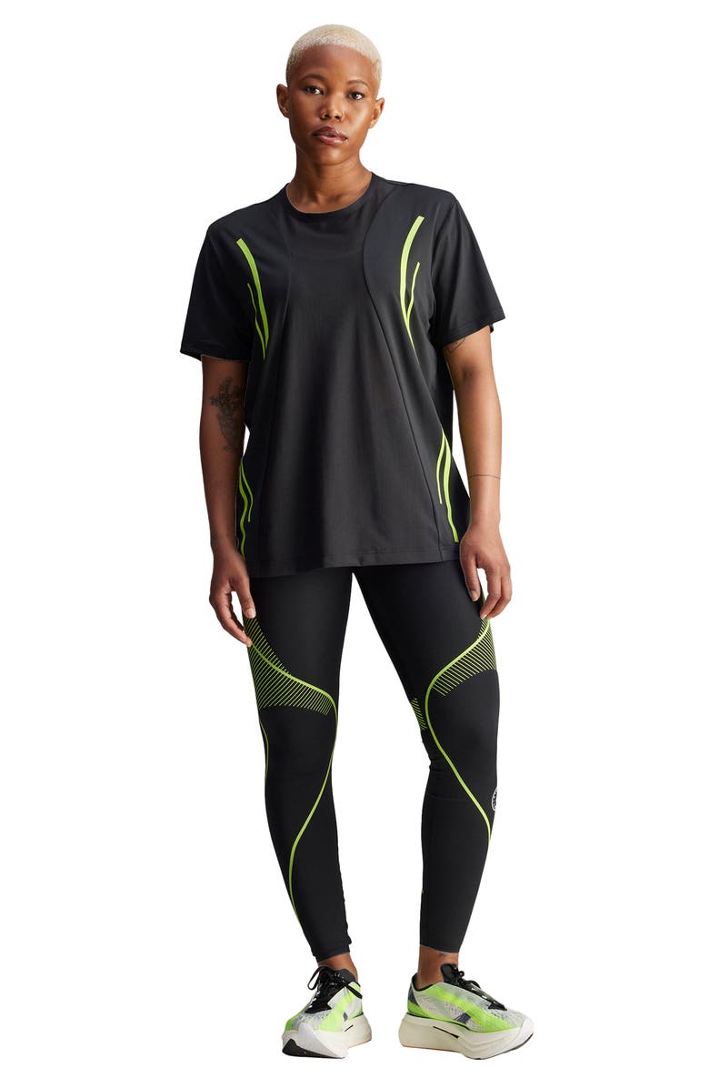 adidas by Stella McCartney TPA Running T-Shirt, Alternate, color, Black