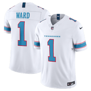 Nike Men's Nike Cameron Ward White Tennessee Titans Vapor F.U.S.E. Stitched Limited Jersey