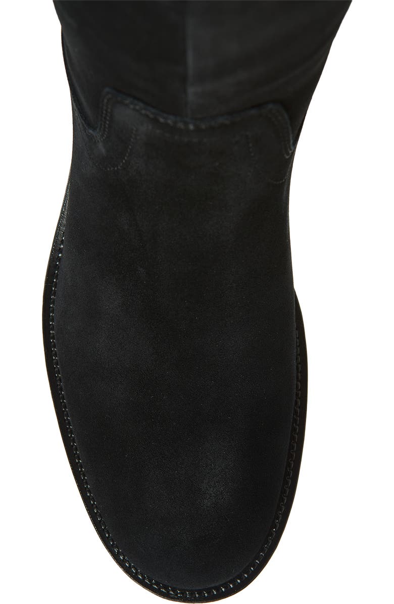 La Canadienne Wind Tall leather Boot, Alternate, color, Black Suede
