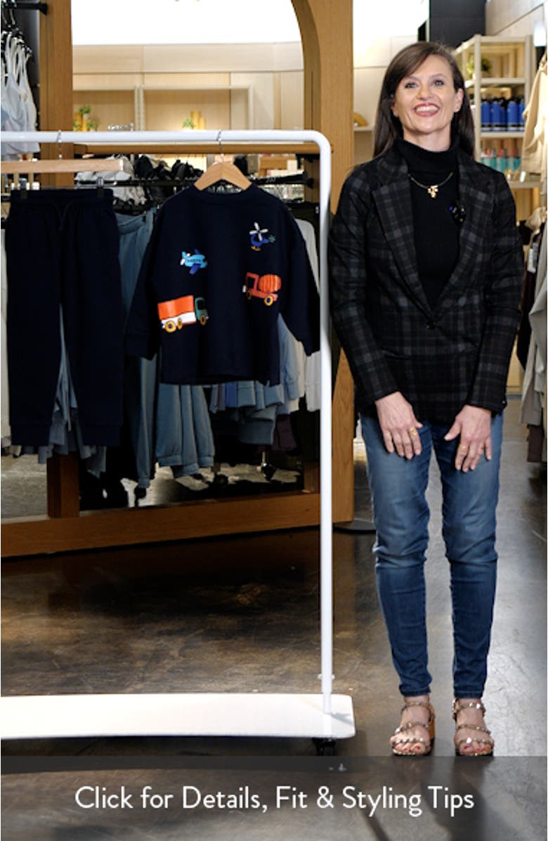 Kids' Vehicle Print Sweatshirt & Joggers Set, sales video thumbnail