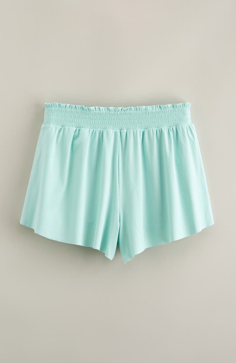 Zella Girl Kids' High Kick Skirty Short, Alternate, color, Green Brook