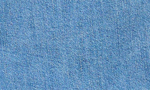 Mango High Waist Denim Shorts In Blue