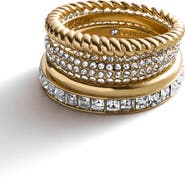 BaubleBar Set of 4 Essential Stackable Rings