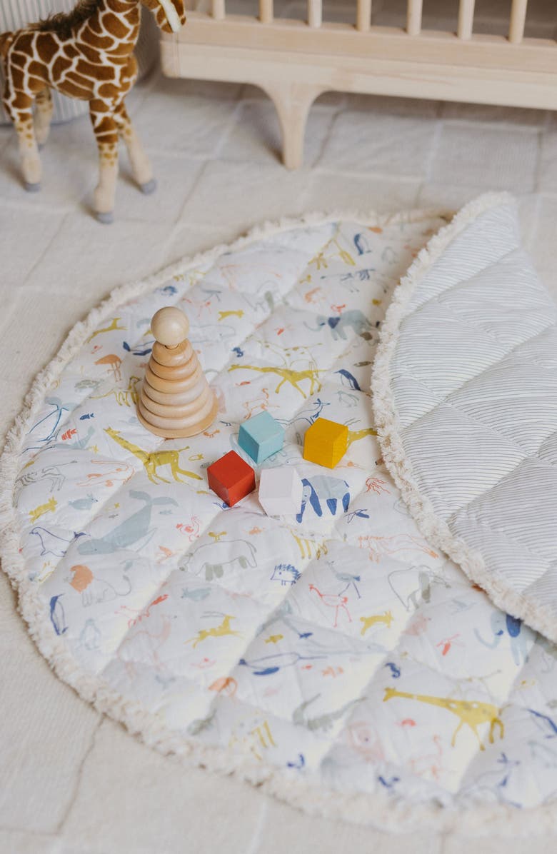 Pehr Botanica Quilted Play Mat, Alternate, color,