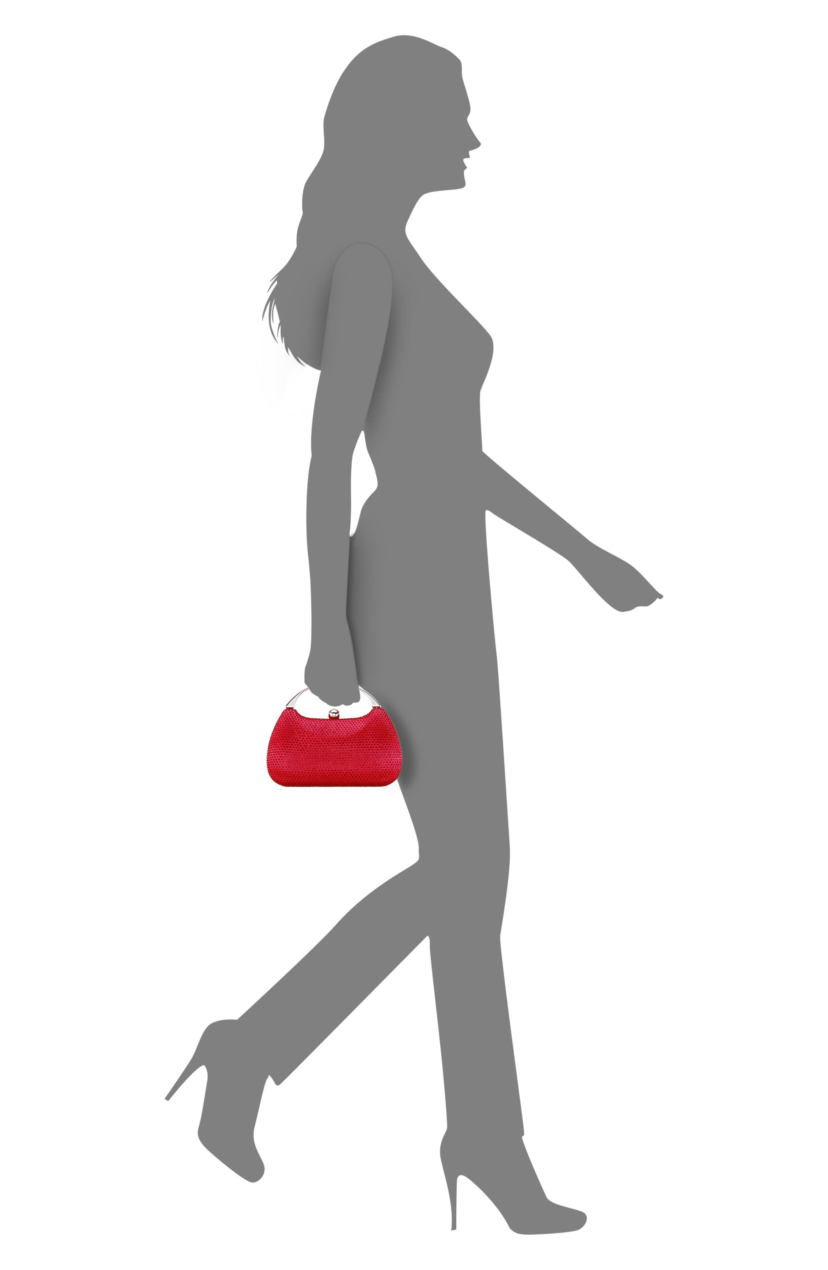Brando Clutch, Alternate, color, SIAM RED