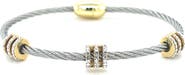 Juvell Cubic Zirconia Beaded Cable Bracelet