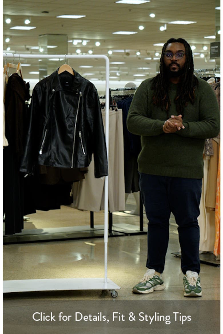 Faux Leather Moto Jacket video