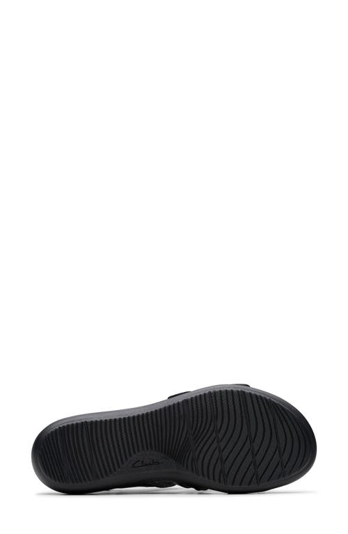 Clarks ® Laurieann Ivy Sandal In Black Leather
