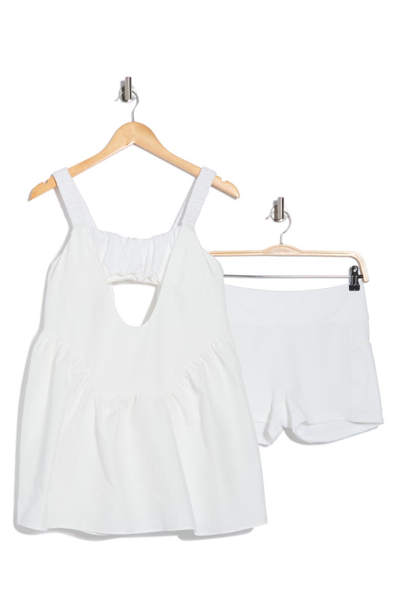Free People One Two Punch Tunic & Shorts Set, Alternate, color, White