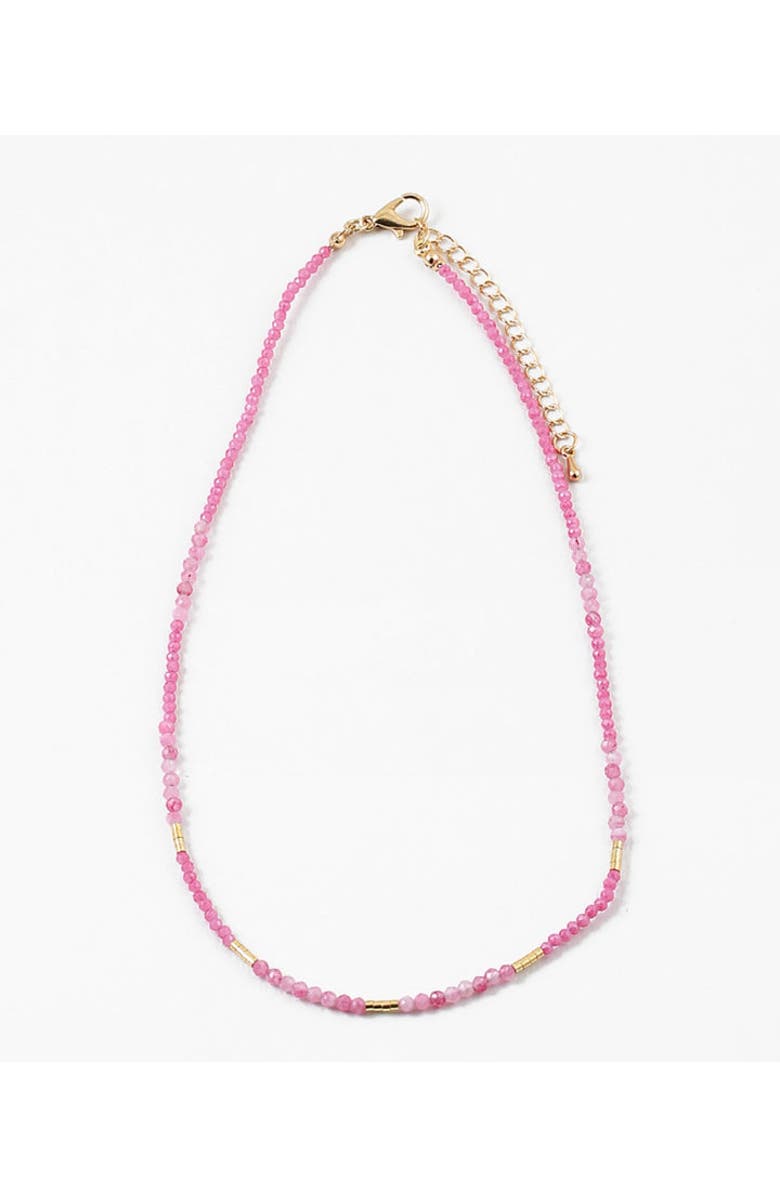 Erin McDermott Jewelry Rosewater Necklace, Main, color, Pink