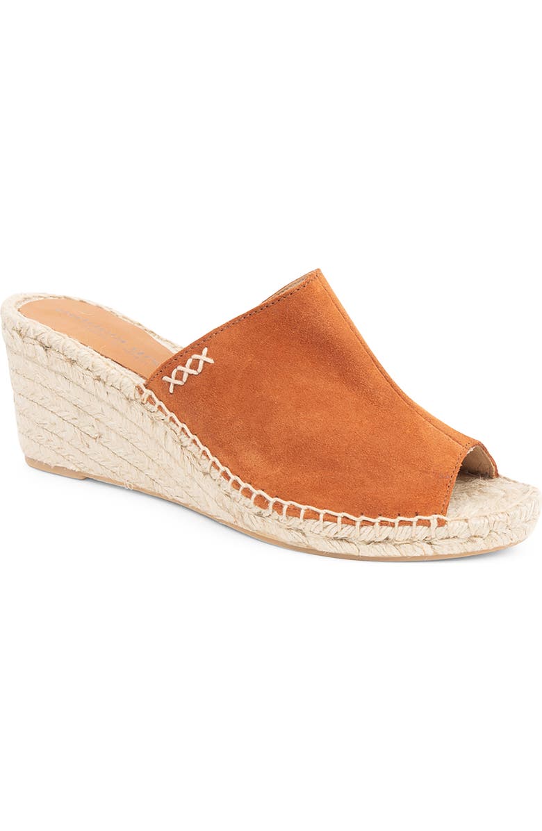patricia green Shen Espadrille Mule, Main, color, Cognac Suede