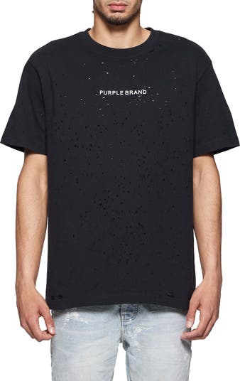 Distressed Cotton Graphic T-Shirt
