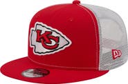 New Era Men's New Era Red Kansas City Chiefs Core Team 9FIFTY Trucker Snapback Hat