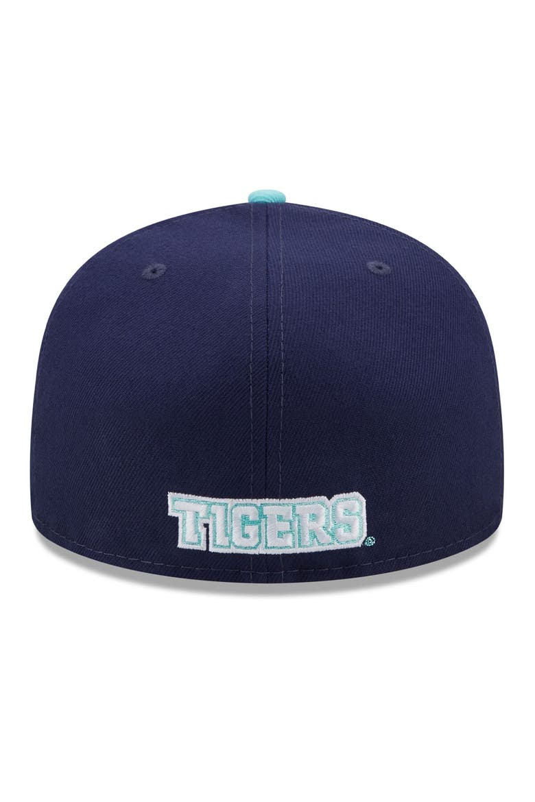 Men's New Era Navy/Light Blue Clemson Tigers 59FIFTY Fitted Hat, Alternate, color, Navy