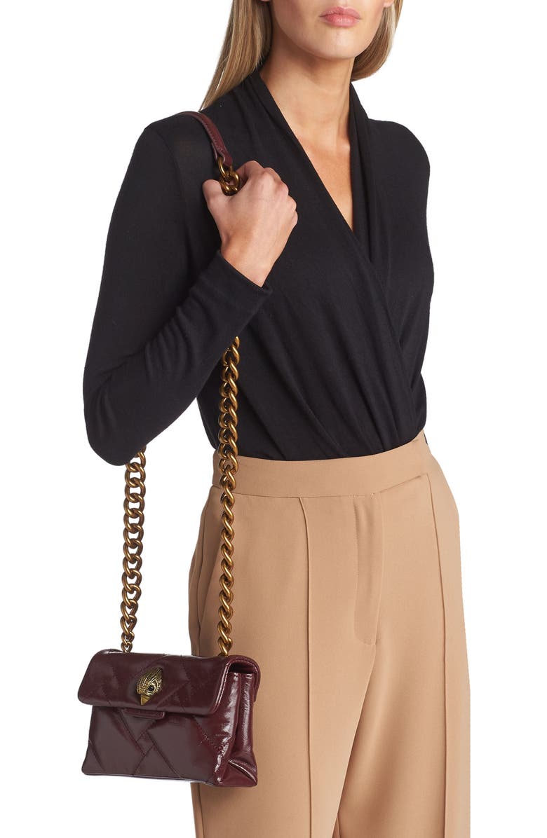 Kurt Geiger London Mini Kensington Quilted Leather Crossbody Bag, Alternate, color,