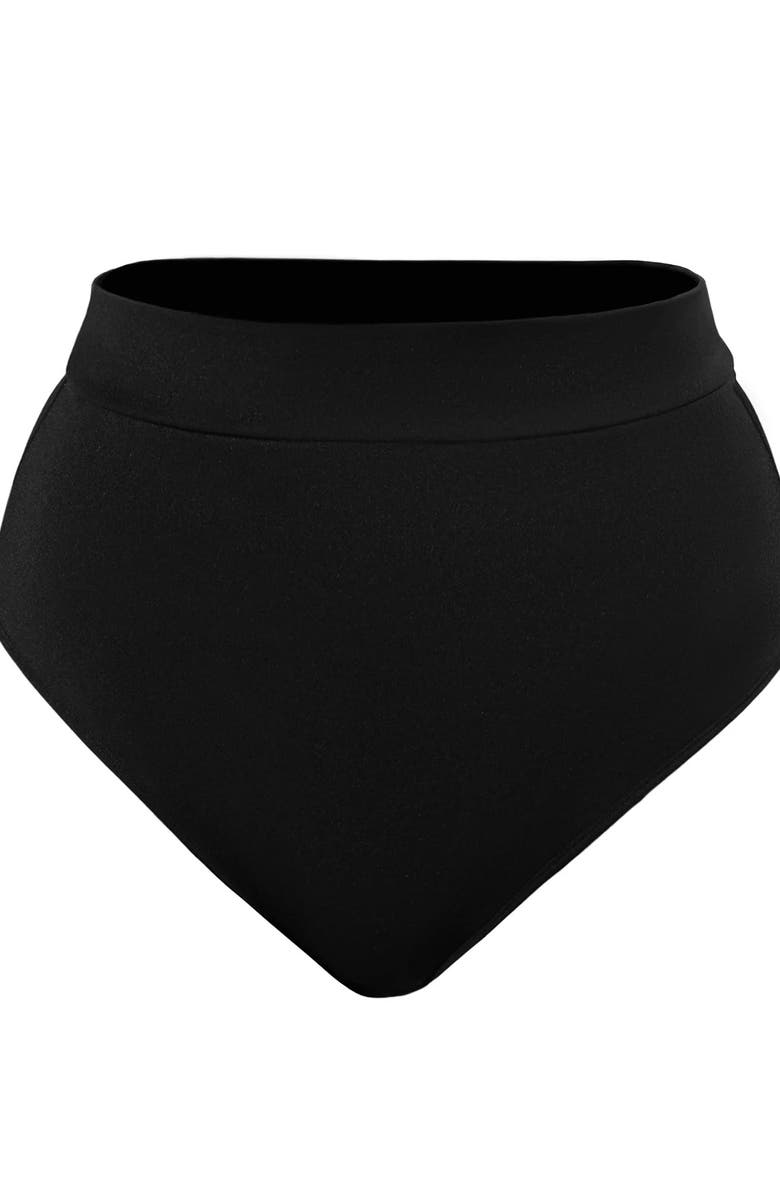 TA3 Adjustable Smoothing Bikini Bottoms, Alternate, color, Black