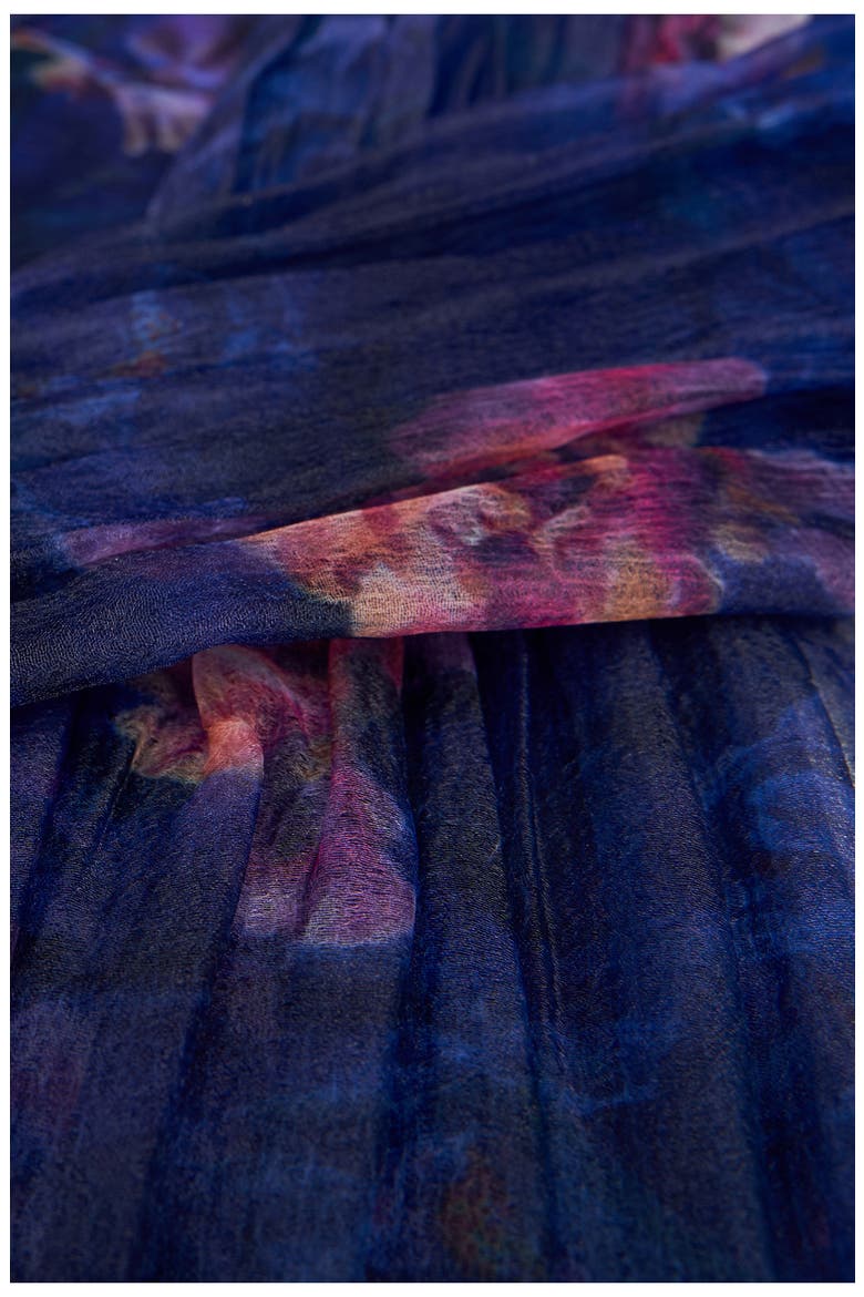 Desiree Off the Shoulder Cocktail Dress, Alternate, color, MOONLIT IRIS