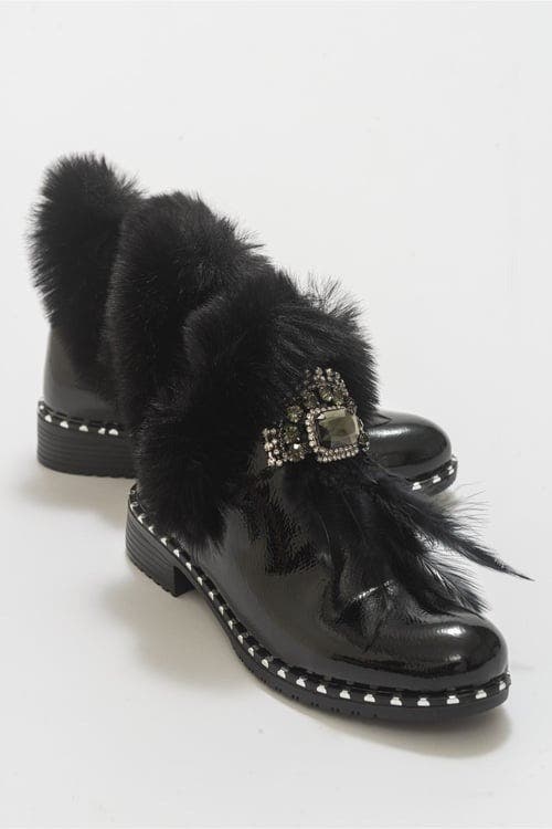 Prologue Shoes Polina Fur Boot, Main, color, 