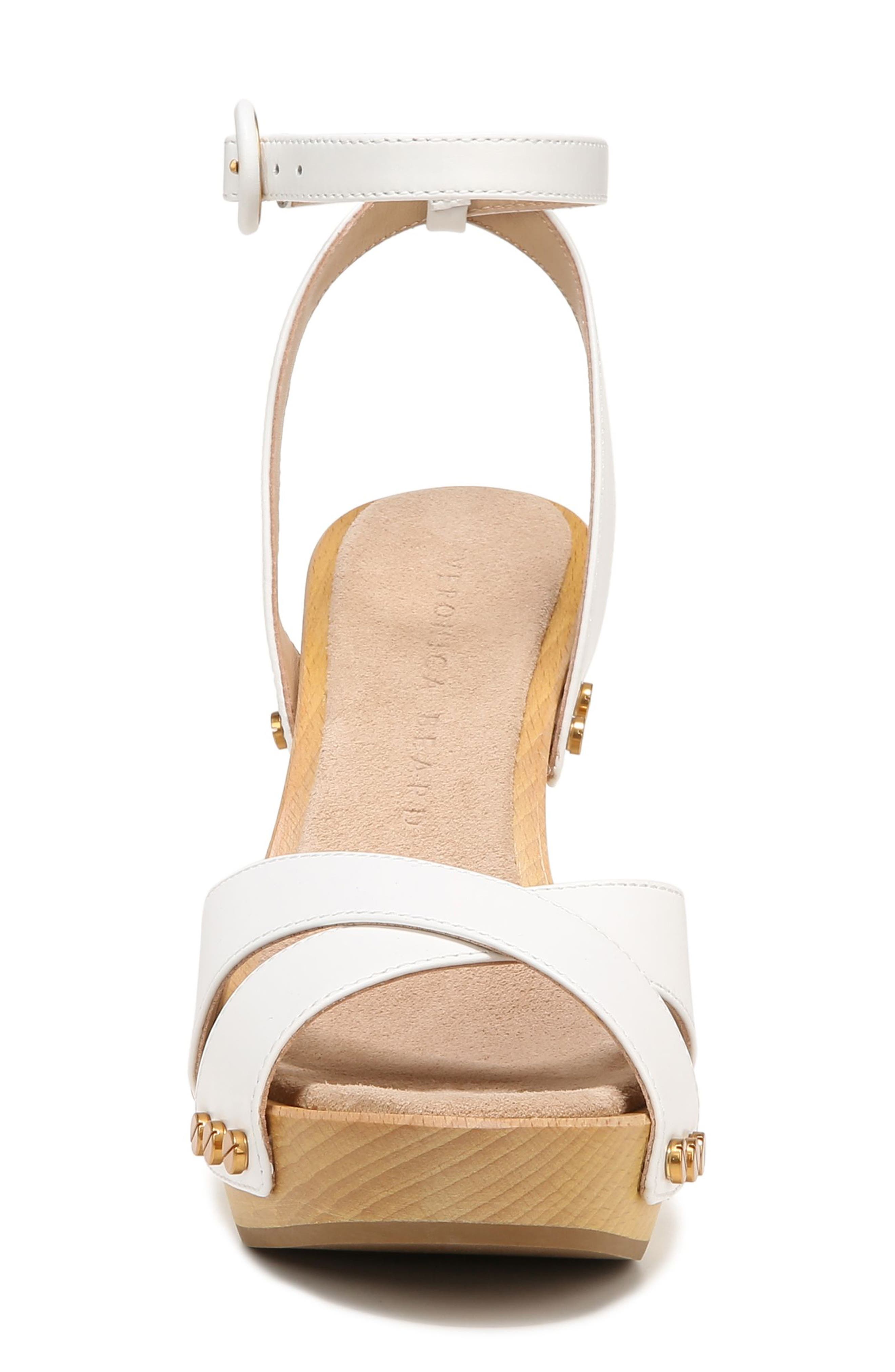 Veronica Beard Lamont Platform Ankle Strap Sandal, Alternate, color, 