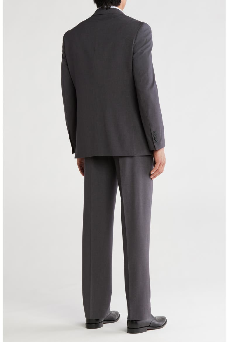 Charcoal Mélange Suit, Alternate, color, CHARCOAL