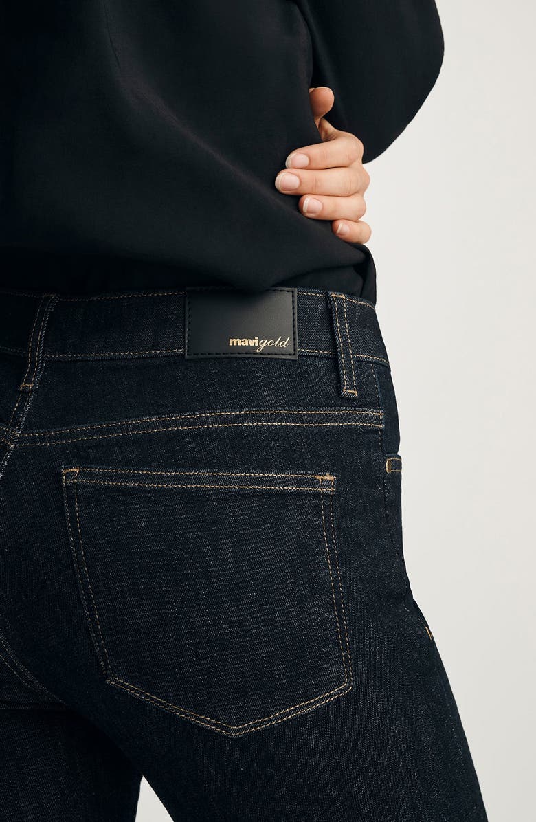 Mavi Jeans Sydney High Rise Flare Jeans, Alternate, color, Rinse Gold Premium