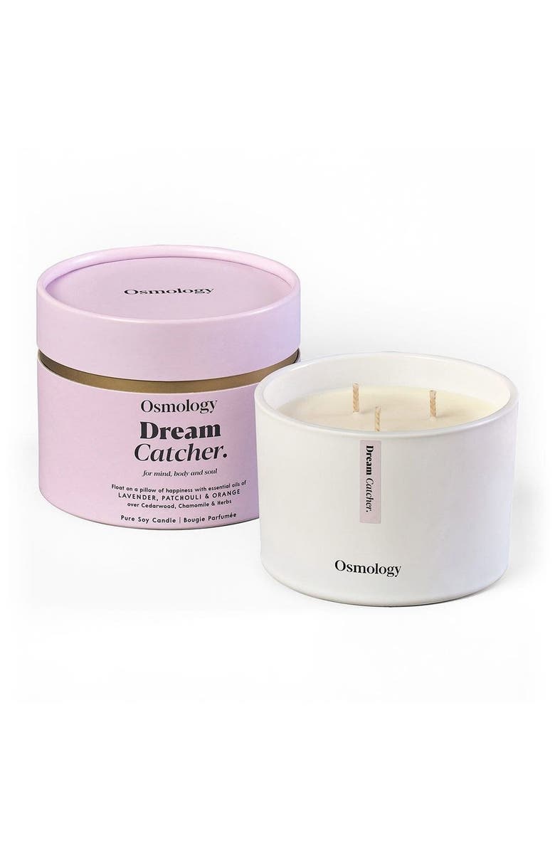 Osmology Dream Catcher Scented Triple Wick, Main, color, White