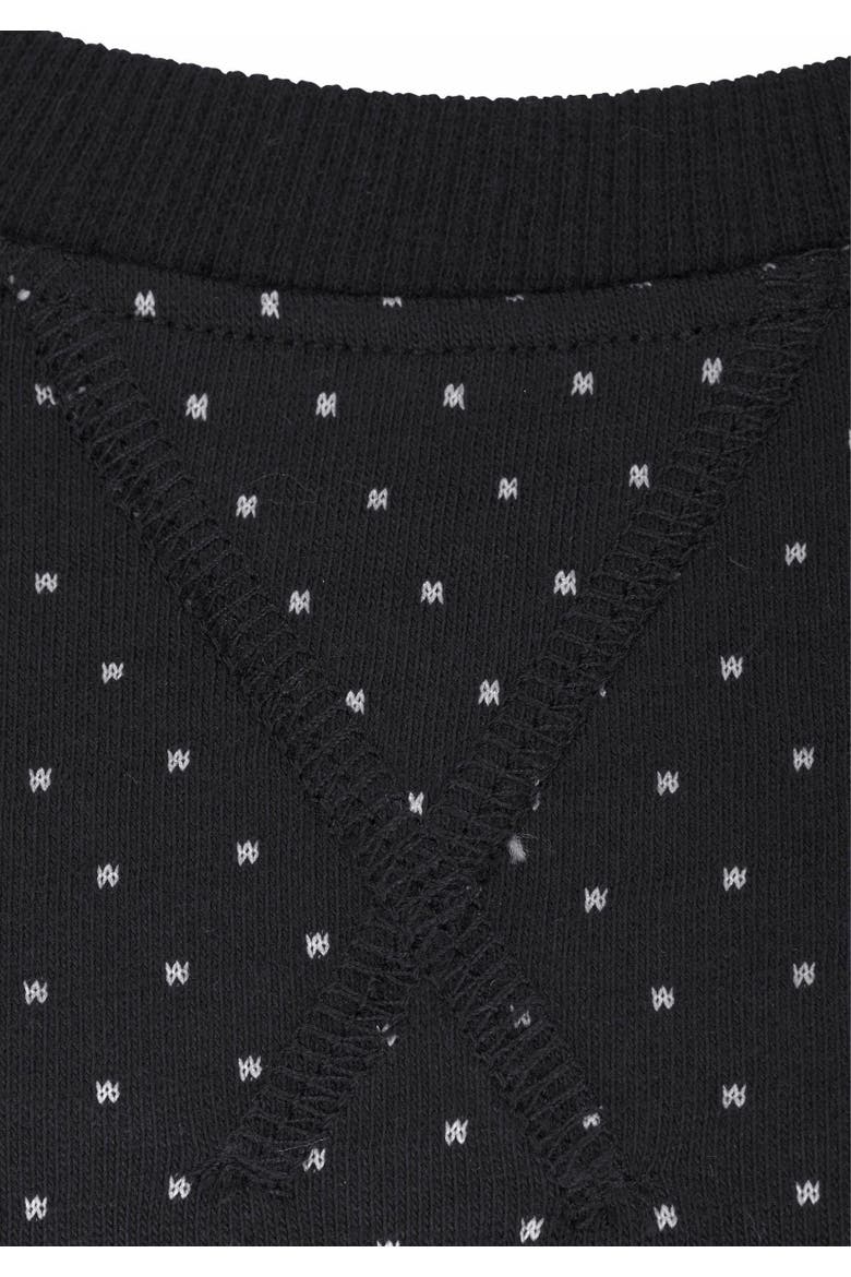 Polka Dot Pajama Set, Alternate, color, Black Dotted