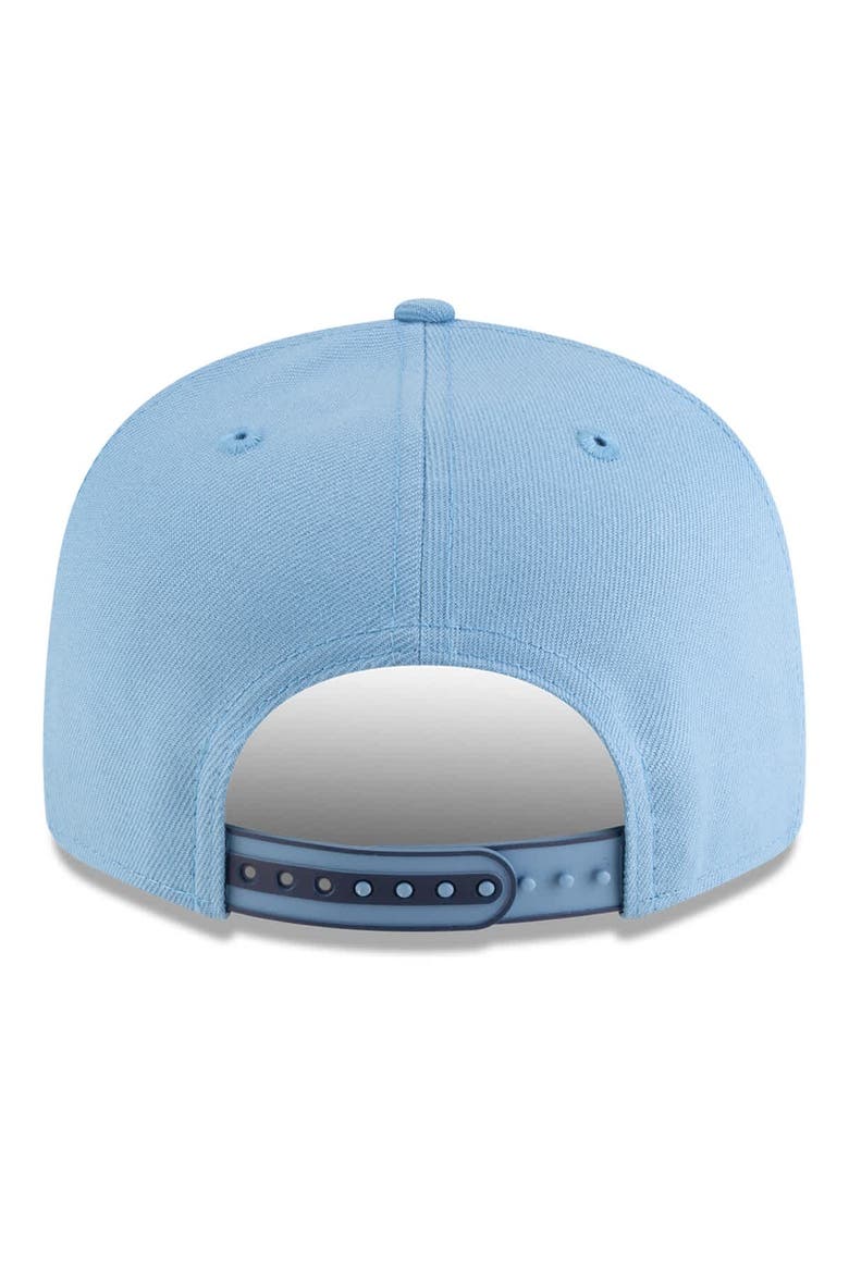 Men's New Era  White/Light Blue Memphis Grizzlies 2025 NBA Tip Off Split Panel 9FIFTY Snapback Hat, Alternate, color, White